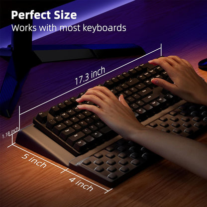 Keyboard Stand with Wrist Rest, Comfy Ergonomic Keyboard Riser Holder for Office Home