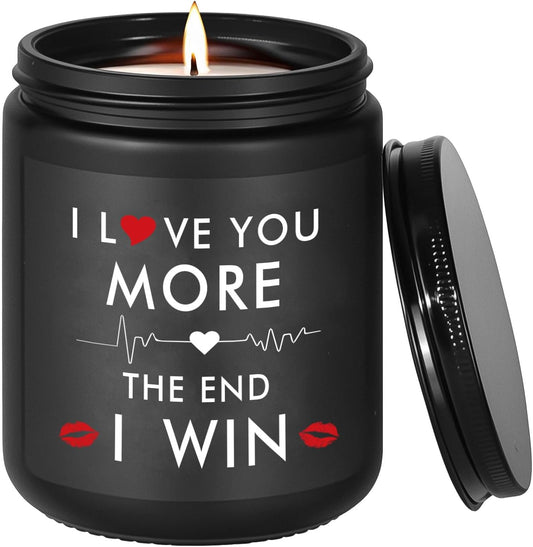 Couple Gifts for Her Him, Valentines Day, Anniversary, Wedding, Birthday, Christmas I Love You Candle Gifts for Girlfriend Boyfriend, Unique Scented Candles Gift for Men, Women, Husband, Wife