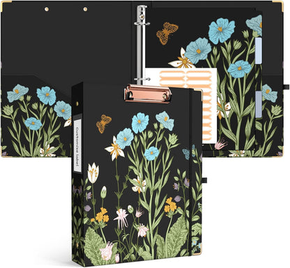 Floral Clipboard Binder and Keyboard Wrist Rest