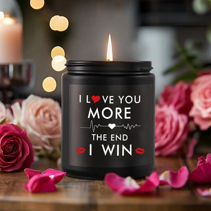 Couple Gifts for Her Him, Valentines Day, Anniversary, Wedding, Birthday, Christmas I Love You Candle Gifts for Girlfriend Boyfriend, Unique Scented Candles Gift for Men, Women, Husband, Wife