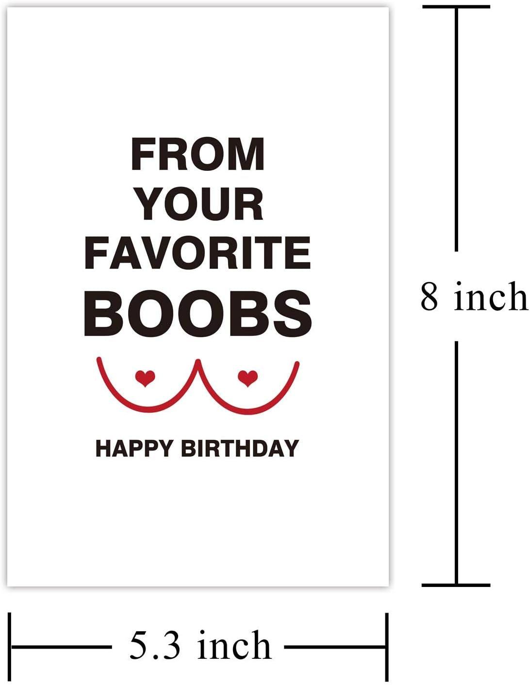 Hilarious Birthday Card for Him, Funny Birthday Card for Husband Boyfriend, Birthday Card from Wife Girlfriend