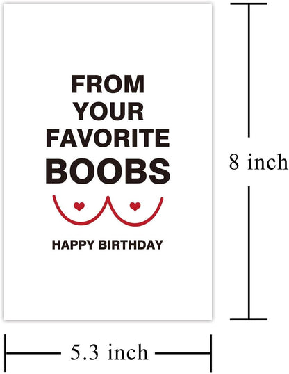 Hilarious Birthday Card for Him, Funny Birthday Card for Husband Boyfriend, Birthday Card from Wife Girlfriend