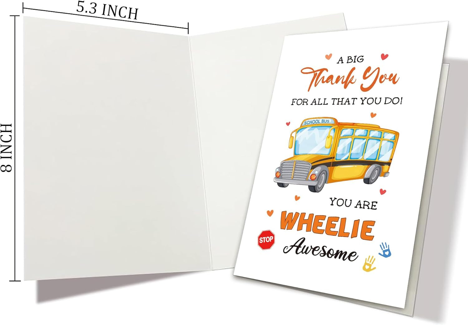 School Bus Driver Thank You Card, School Bus Driver Appreciate Gift, End of Year Gift for Bus Driver, Awesome Bus Driver Retirement Card