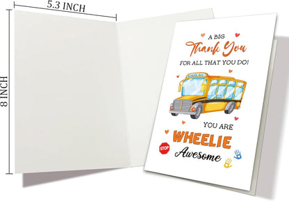 School Bus Driver Thank You Card, School Bus Driver Appreciate Gift, End of Year Gift for Bus Driver, Awesome Bus Driver Retirement Card