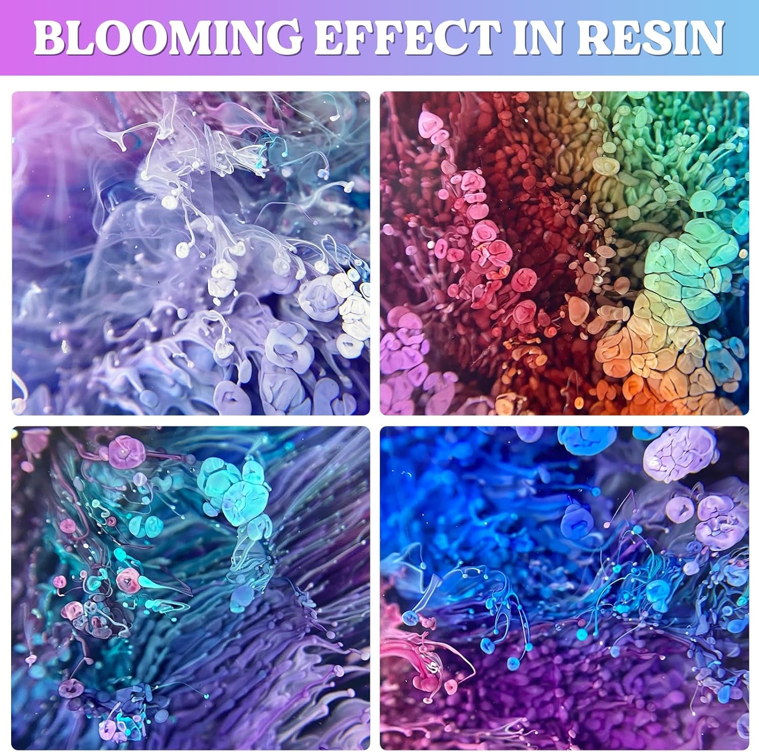 48Pcs Concentrated Alcohol Ink Set, Vibrant Colors Alcohol-Based Resin Ink for Epoxy Resin, Alcohol Paint Dye for Resin Art, Tumblers, Epoxy Resin (Each 0.35Oz)