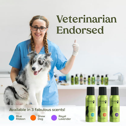 PAWFUME Premium Grooming Dog Spray (Show Dog) + Premium Grooming Dog Spray (Blue Ribbon) + Premium Grooming Dog Spray (Lavender)