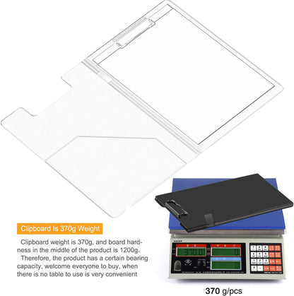 Clipboards Folder Hardboard by Office Solutions Direct with Memo Pad Low Profile Clip Standard A4 Letter Size Classroom Supplies