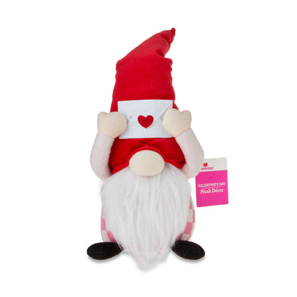 Valentine'S Day Red and White Gnome Plush Decor, 17 In, by