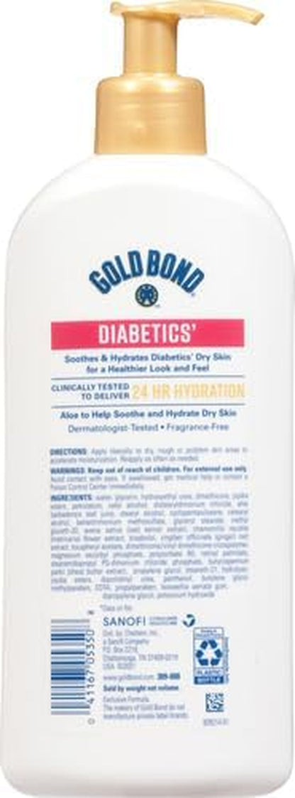 Diabetics' Dry Skin Relief Body Lotion, 13 Oz., with Aloe to Moisturize & Soothe