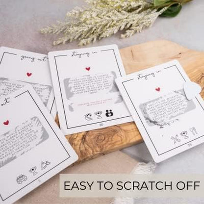 40 Fun Date Night Ideas for Couples - the Perfect Scratch off Card Deck Game for Unique Date Night Adventures - Great for Him/Your Boyfriend, Husband, Girlfriend or Wife