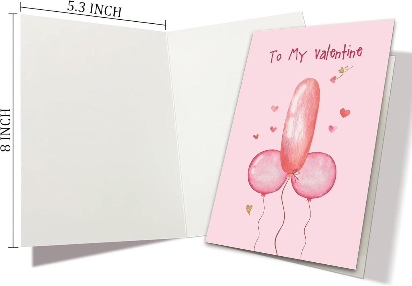 Adult Valentine'S Day Card, Raunchy Card to My Valentine, Naughty V-Day Card for Wife Gf Her Him, Cute Valentines Gift