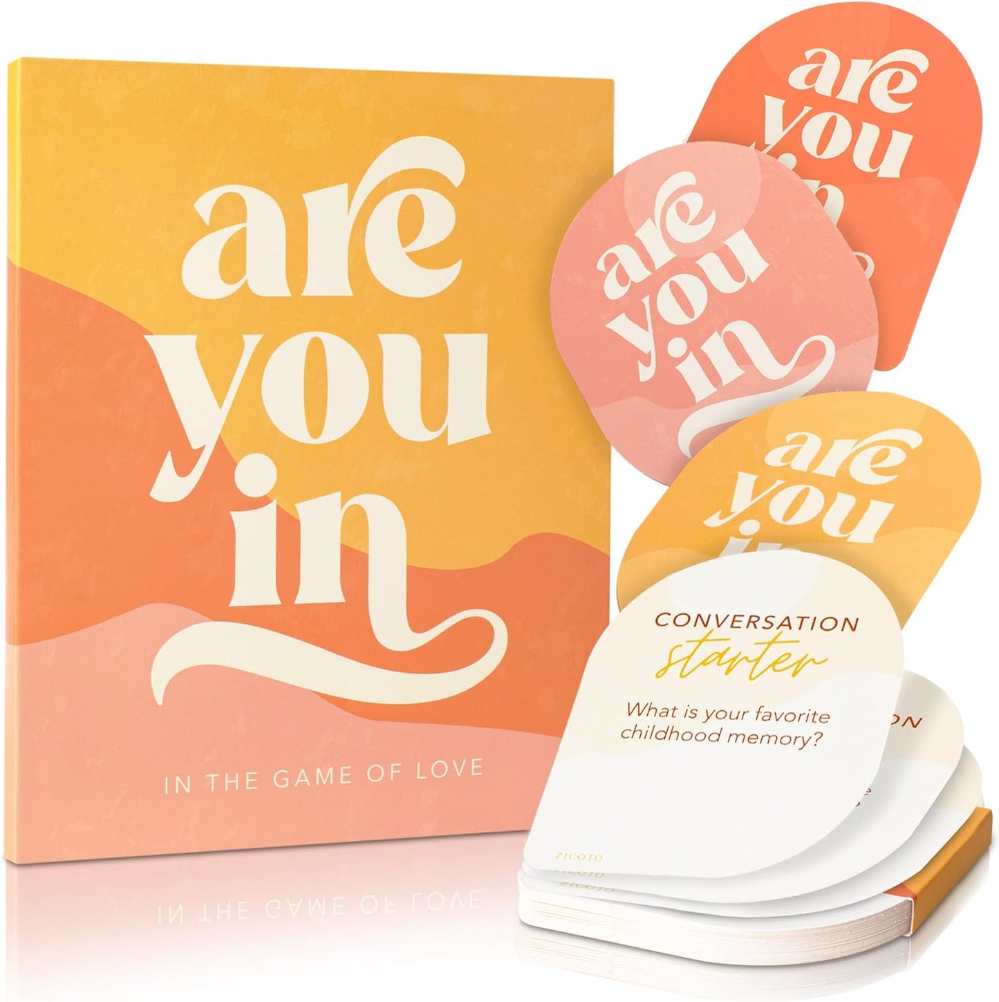 100 Date Ideas and Couples Game Cards - Set of 3 Unique Games for Your Girlfriend, Boyfriend, Wife/Husband, Her/Him as a Gift for Christmas - 25X Date Night Cards, 50X Conversation Starters