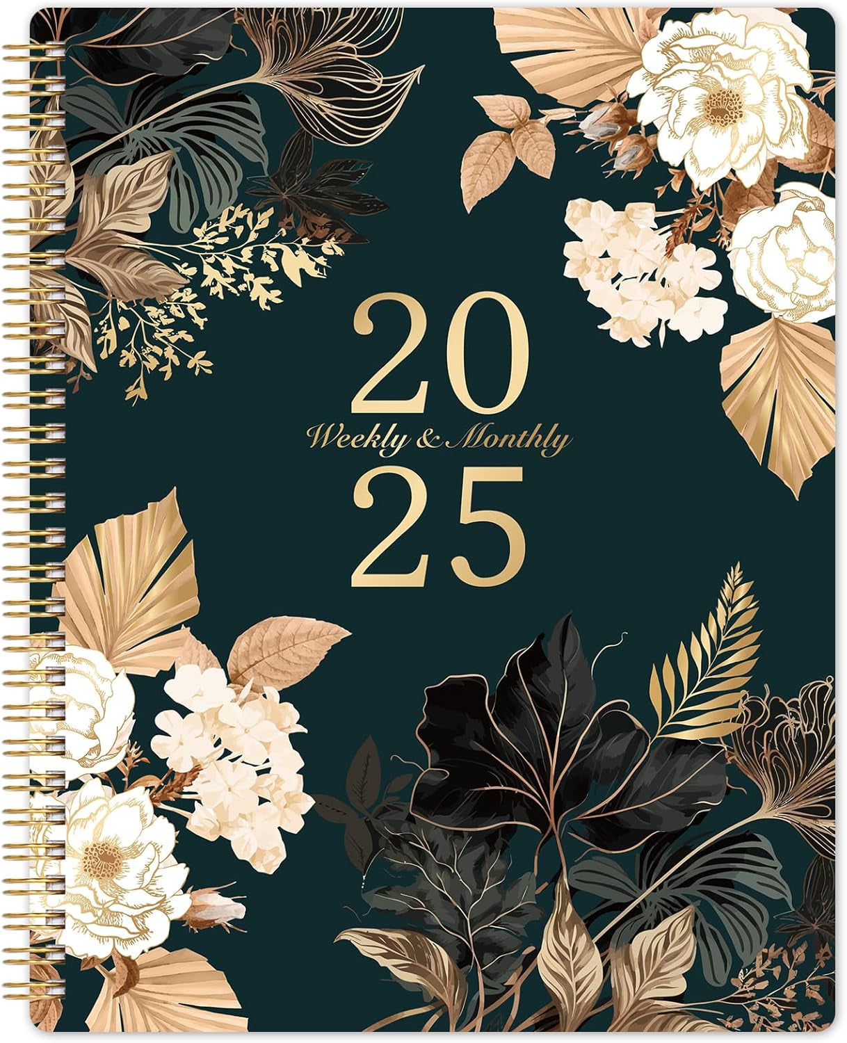 2025 Planner - 2025 Weekly & Monthly Planner, 8" X 10", JAN.2025 - DEC.2025, Calendar/Planner 2025 with Sturdy Cover, Premium Paper, Twin-Wire Binding, Print Tabs