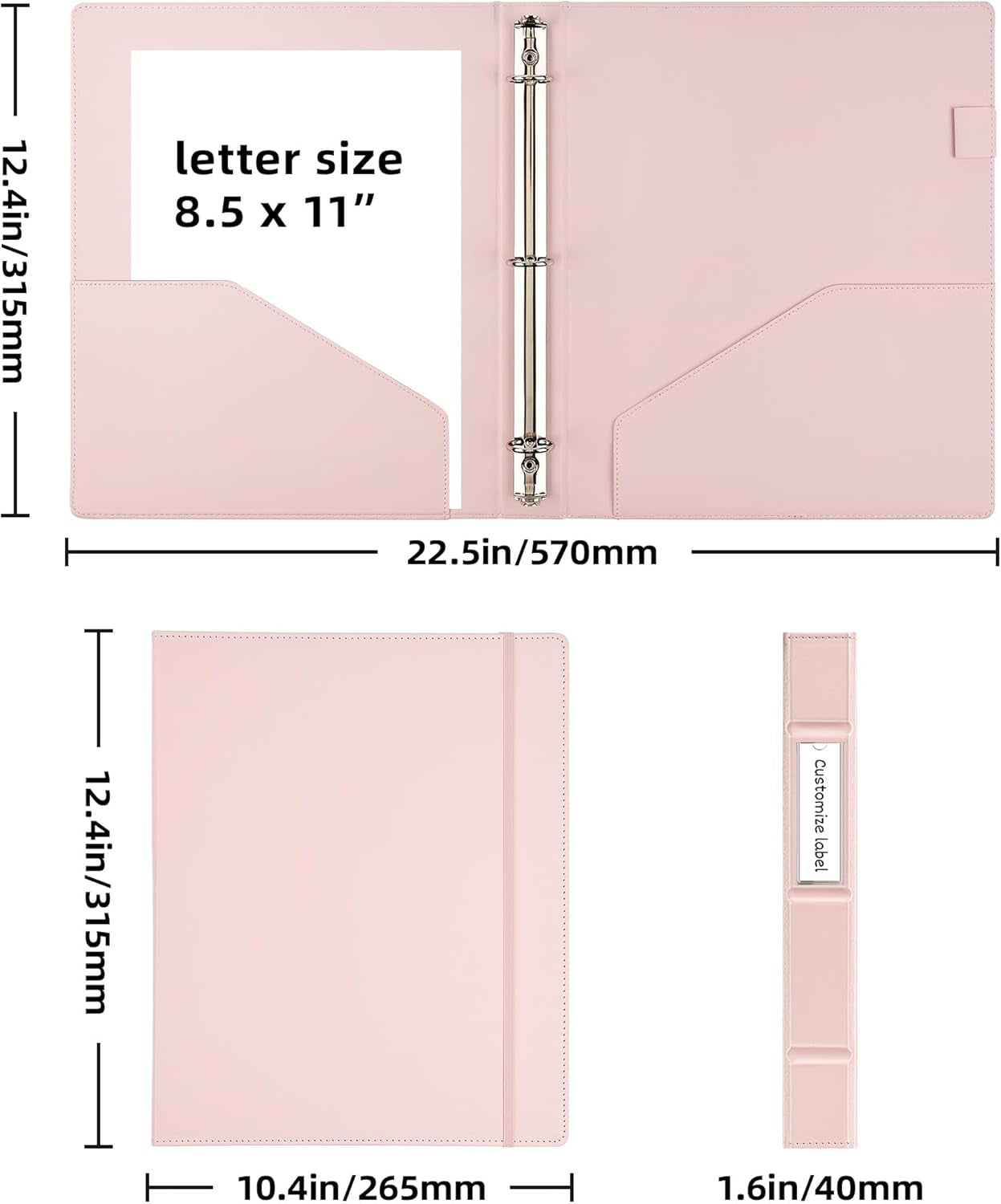 3 Ring Binder and Expandable File Folders